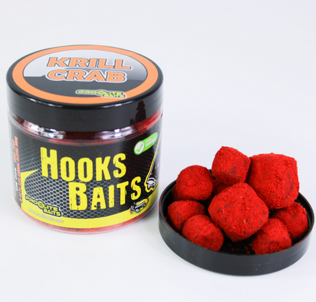 Hook Pellets en polvo Pro Elite Baits Krill Crab 14-20 mm - Tienda Carpfishing