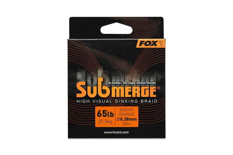 Trenzado Fox Submerge Sinking Naranja 300 m - Tienda Carpfishing