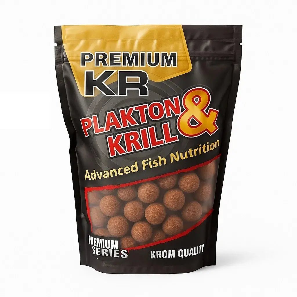 Boilies Krom Quality Plakton & Krill 24 mm 800G - Tienda Carpfishing