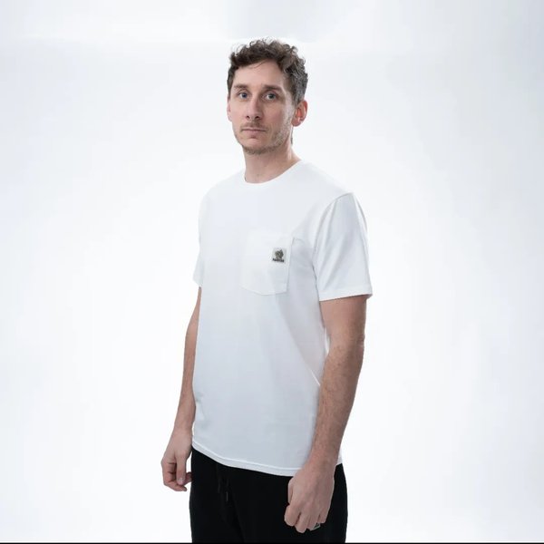 Camiseta Nash Make It Happen con bolsillo Blanca - Tienda Carpfishing