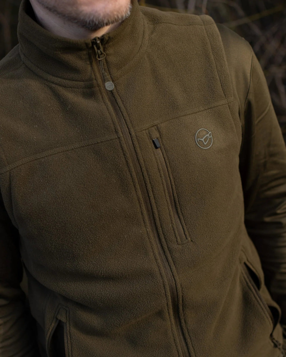 Chaleco sin mangas Korda Kore Verde - Tienda Carpfishing