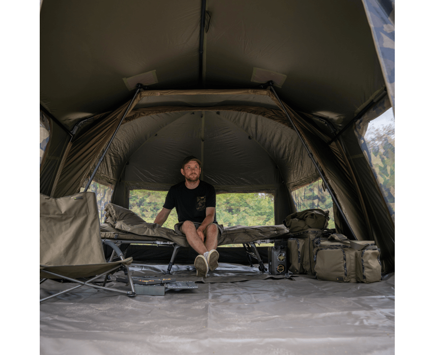 Extensión + Segunda Capa Refugio Avid Carp Exo+ - Tienda Carpfishing