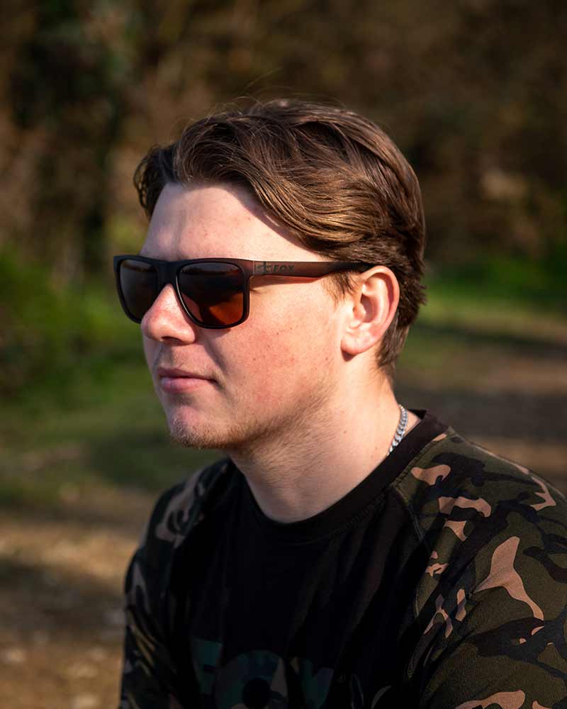 Gafas de sol polarizadas Fox Avius Khaki - Marrón - Tienda Carpfishing