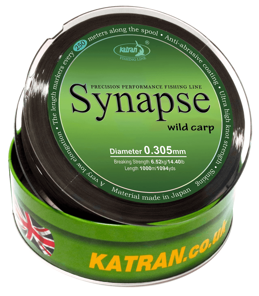 Hilo Katran Synapse Wild Carp 0,30 mm 1000 m - Tienda Carpfishing