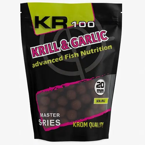 Boilies Oplosbaar Krom Quality KR100 Krill & Garlic 20 mm 800G