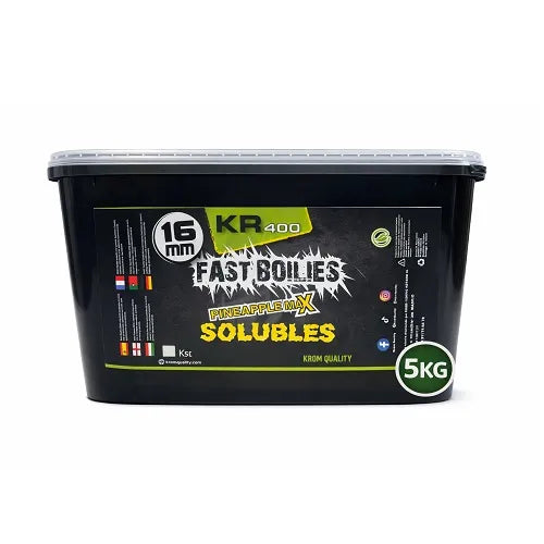 Boilies Oplosbaar Krom Quality KR400 Pineapple Max 16 mm 5 kg