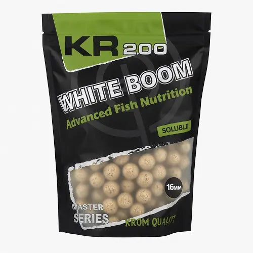 Boilies Oplosbaar Krom Quality KR200 White Boom 12 mm 800G