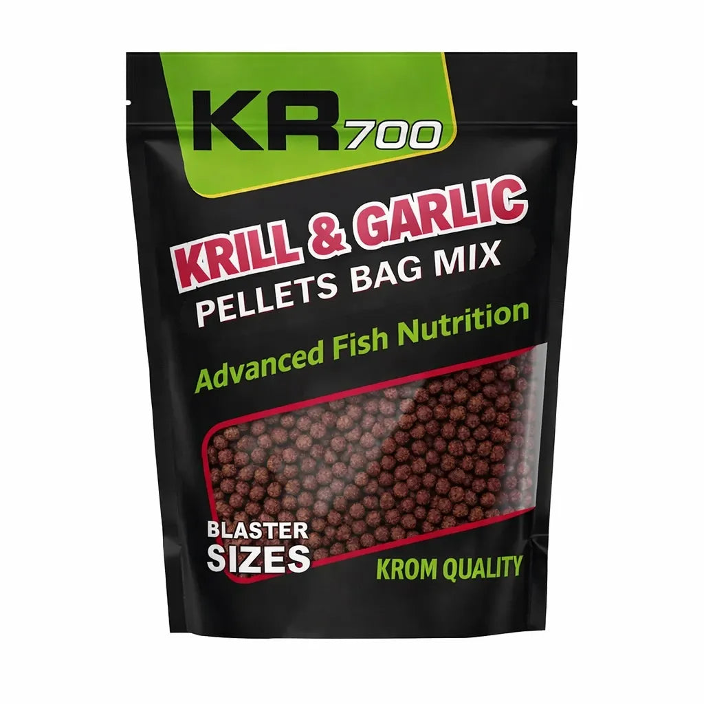 mengen Pellets Krom Quality KR100 Krill & Garlic 4,5 MM 800G