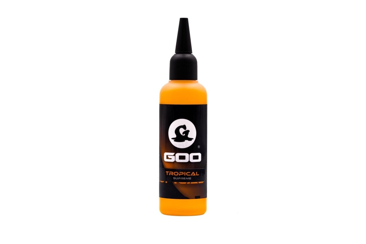 Líquido Korda Goo Tropical Supreme 115 ml - Tienda Carpfishing
