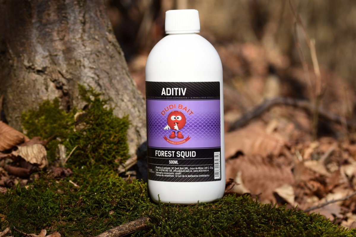 Líquido potenciador Dudi Bait Forest Squid 500 ml - Tienda Carpfishing