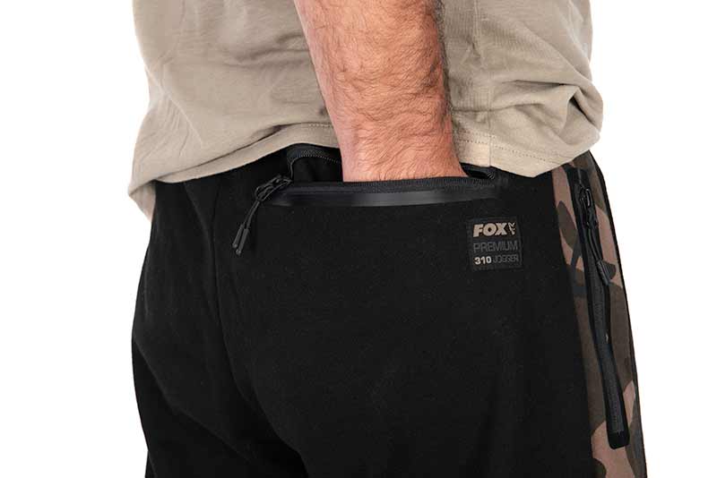 Pantalones Fox Premium 310 Negro Camo - Tienda Carpfishing