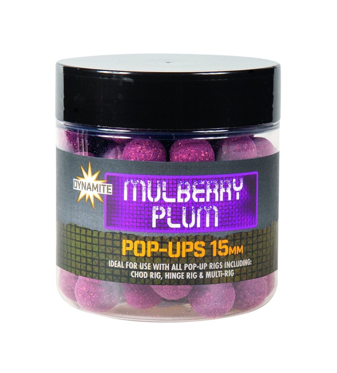 Pop Ups Dynamite Baits Mulberry Plum 15 mm - Tienda Carpfishing