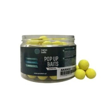 Pop Ups Nano Baits Piña Amarillo 15 mm - Tienda Carpfishing