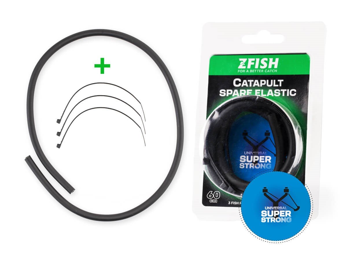 Repuesto de goma para tirador Universal Zfish 60 cm - Tienda Carpfishing