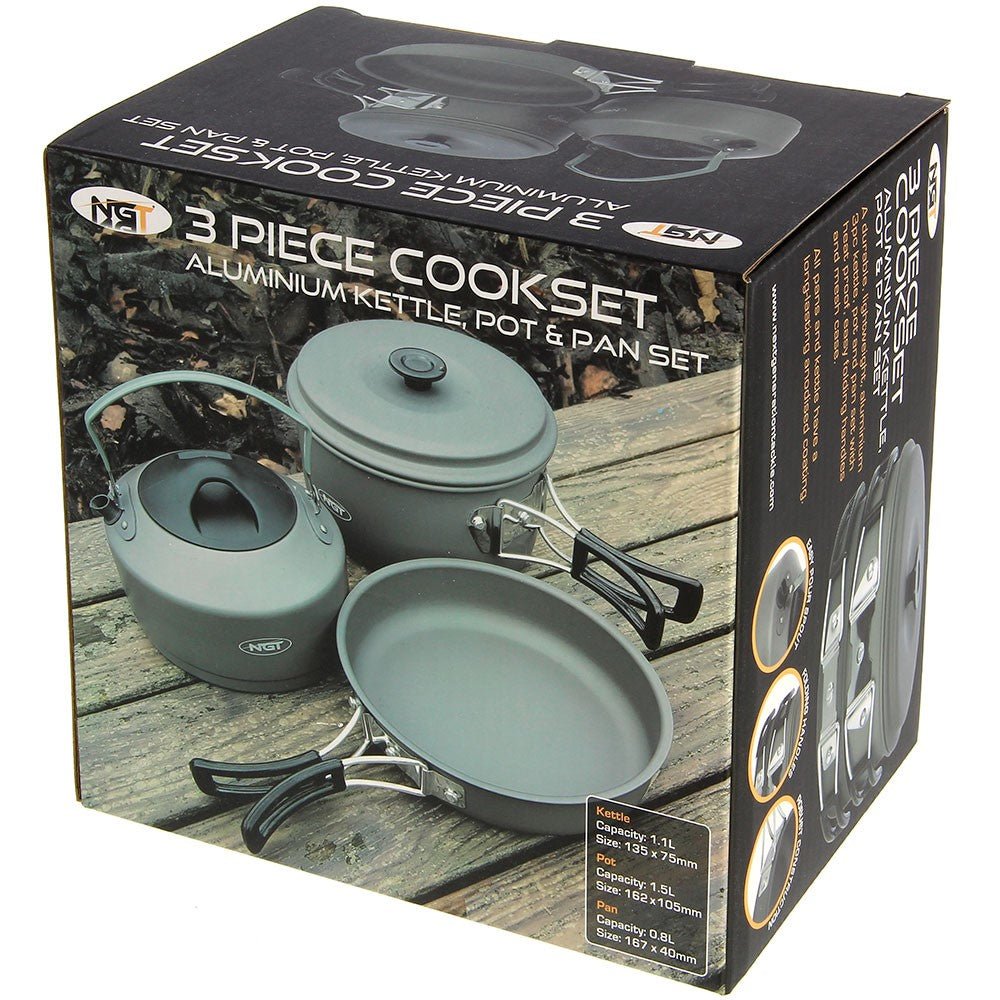 Set de 3 piezas para cocina NGT - Tienda Carpfishing