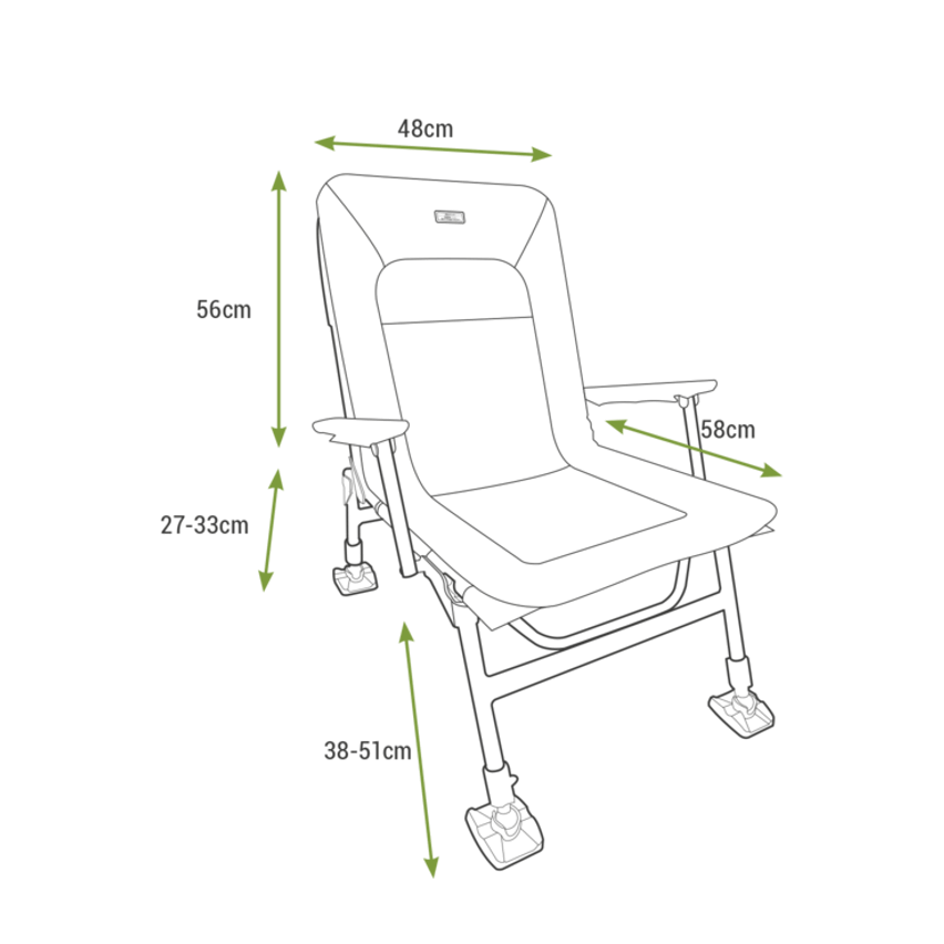 Silla Korum Supa Lite Stretch Deluxe - Tienda Carpfishing
