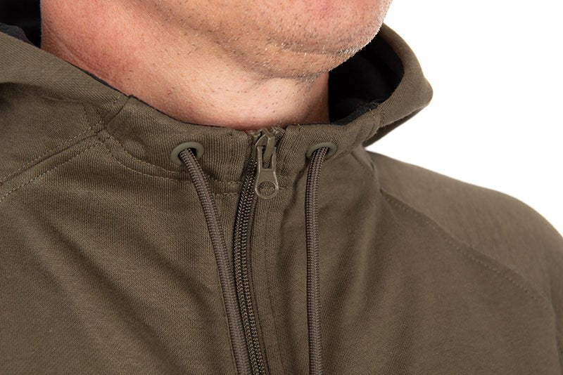 Sudadera Fox Collection Zipped Verde - Tienda Carpfishing