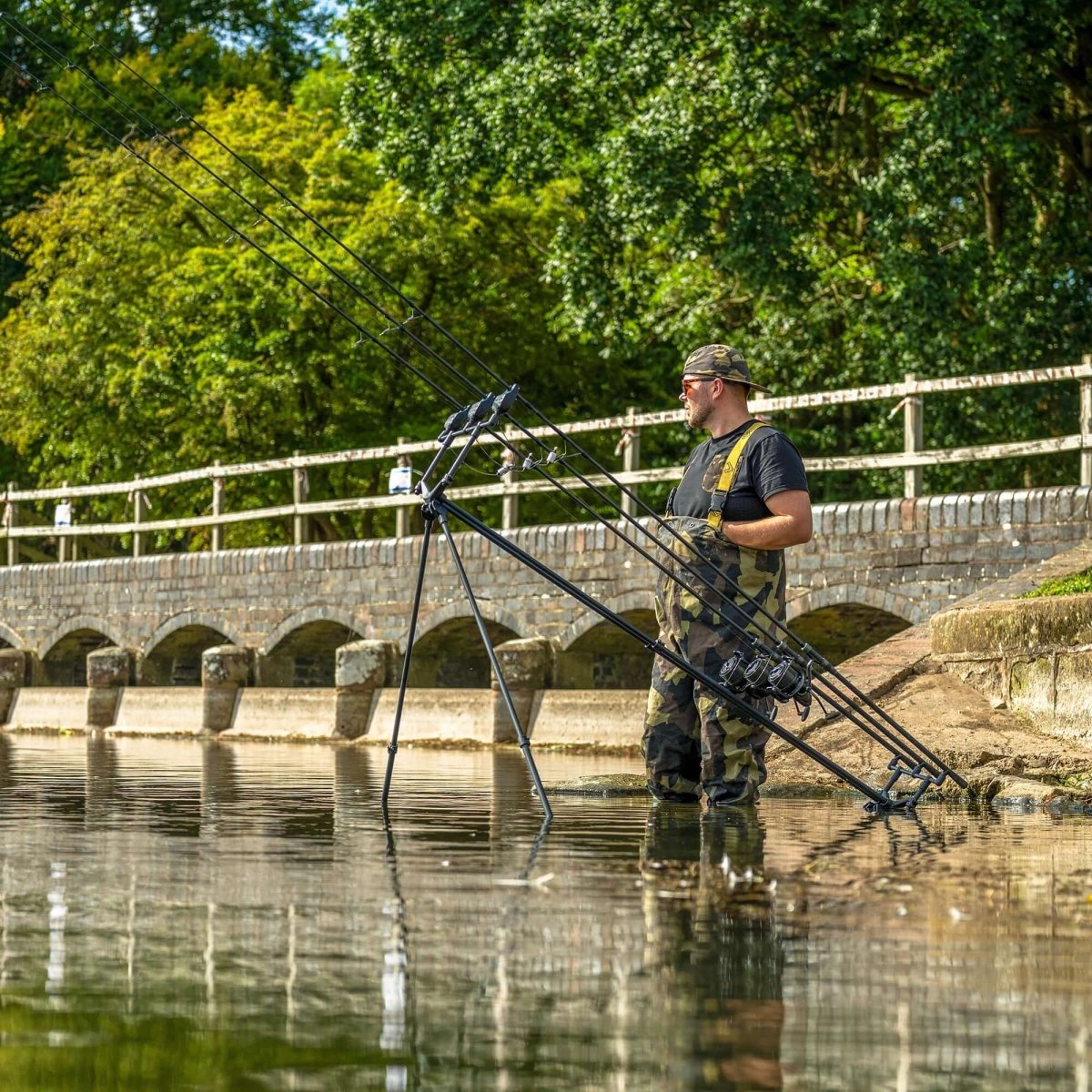 Trípode Avid Carp Extremity 3 cañas - Tienda Carpfishing