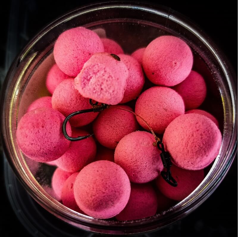 Pop Ups Pro Elite Baits Gold Antartic Krill Rosa 20 mm 1