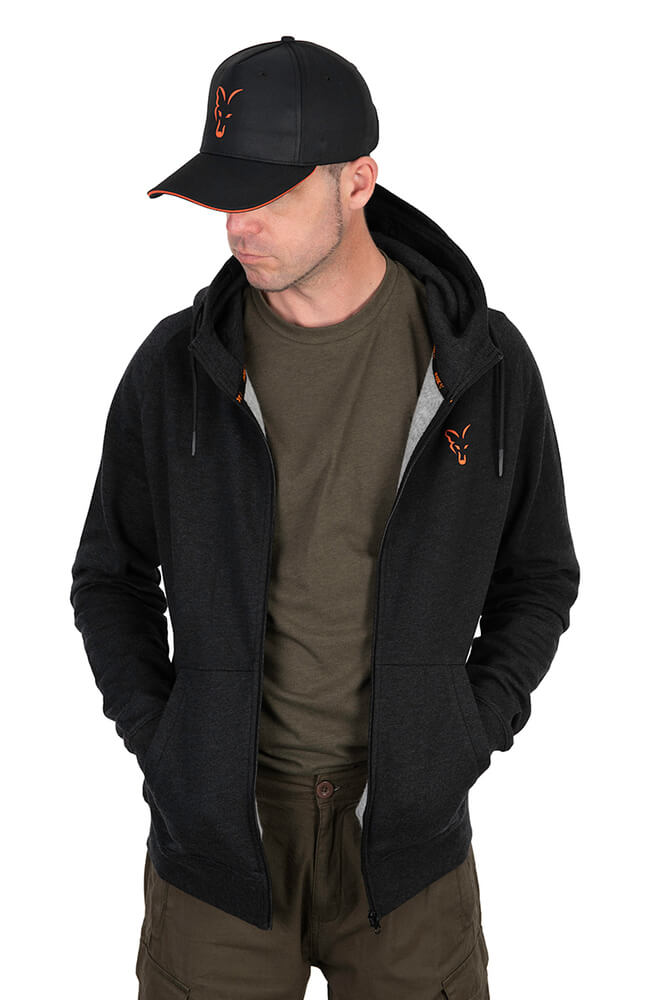 Sudadera Fox Collection LW Negra y Naranja 3