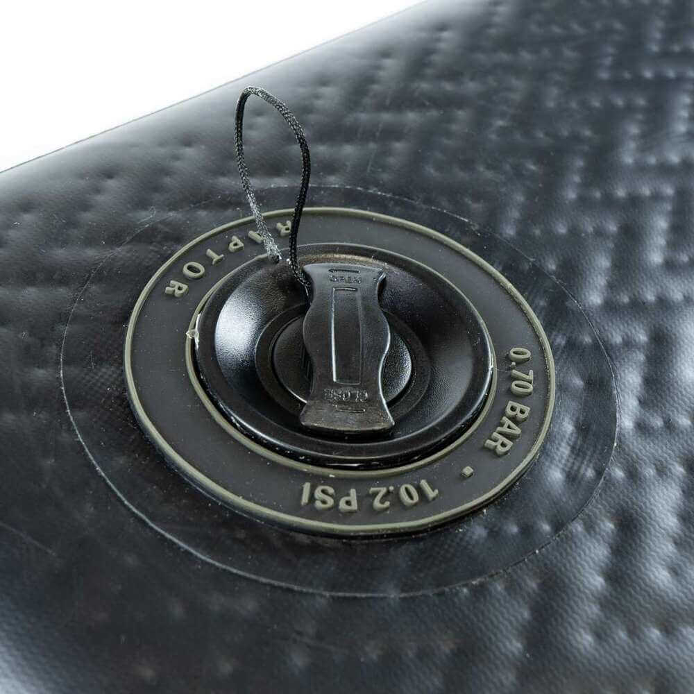 Barca Raptor 270 X - Wide Dark Camo con suelo de aluminio - Tienda Carpfishing