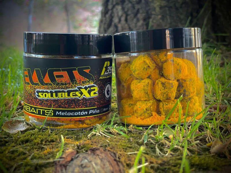 Hook Baits Pellets Peralbaits Melocotón - Piña 14 mm - Tienda Carpfishing