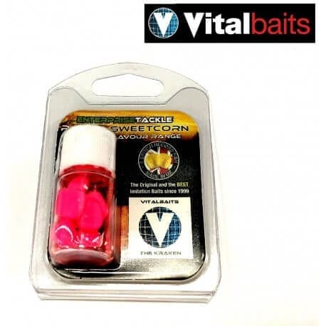 Maiz Enterprise Vitalbaits The Kraken rosa - Tienda Carpfishing