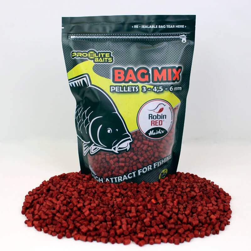 Micro Pellets Pro Elite Baits Robin Red 3, 4, 6 mm - Tienda Carpfishing