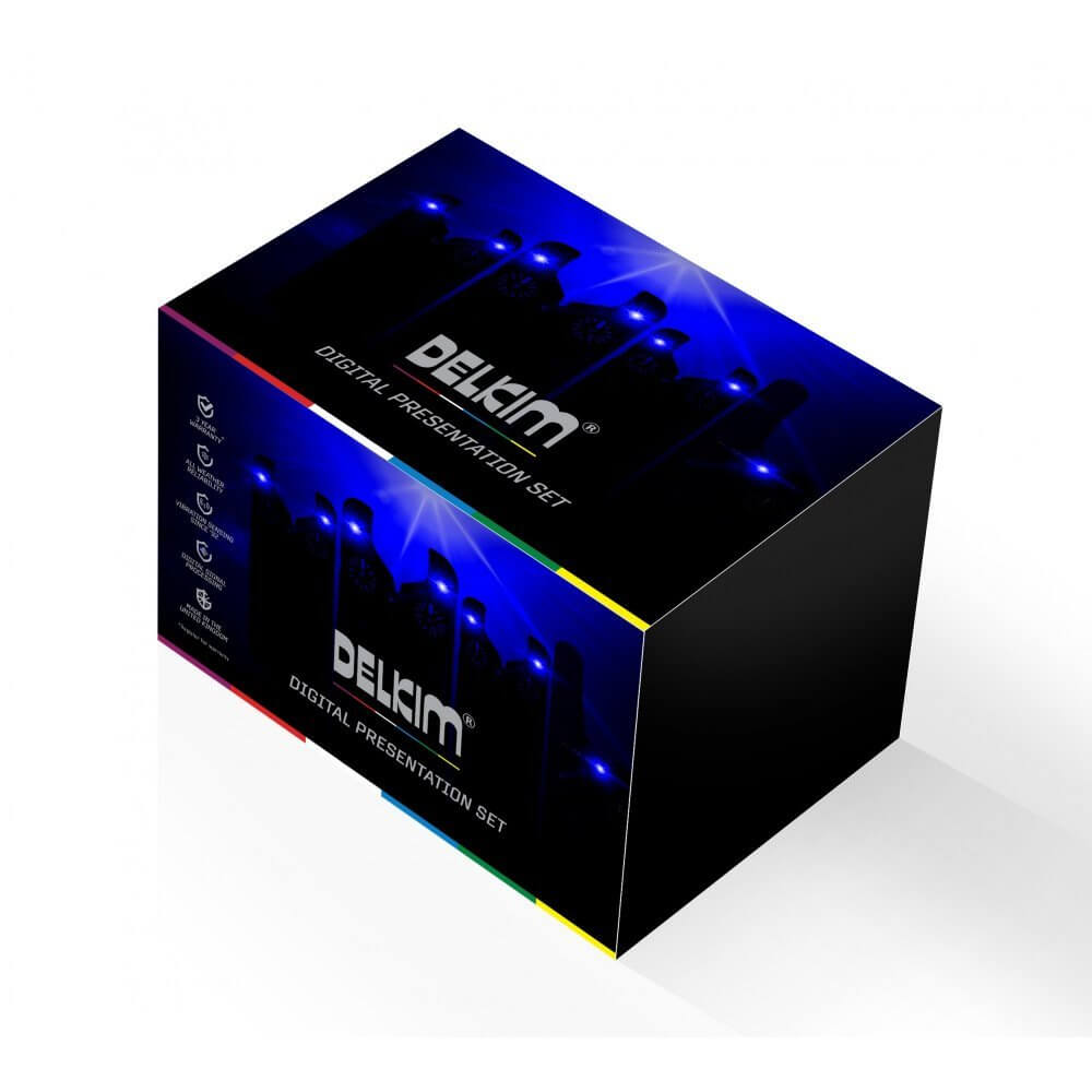 Set de alarmas 3+1 Delkim Digital Txi - D Azul - Tienda Carpfishing