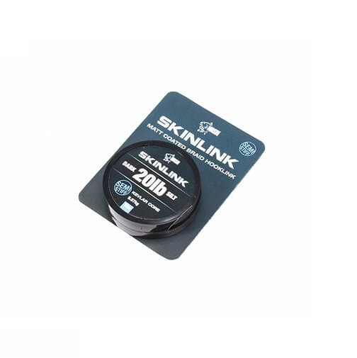 Trenzado Skinlink Semi - Stiff Nash Negro 10 m - Tienda Carpfishing
