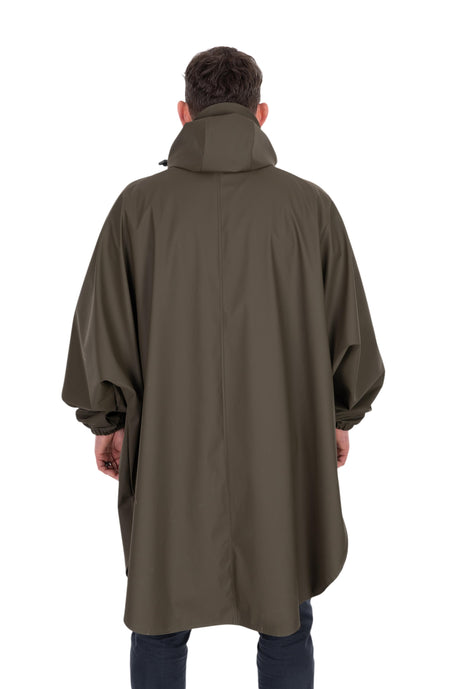 Poncho Fox Khaki One Size
