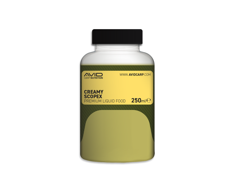 Vloeibaar additief Avid Carp Romig Scopex 250 ml