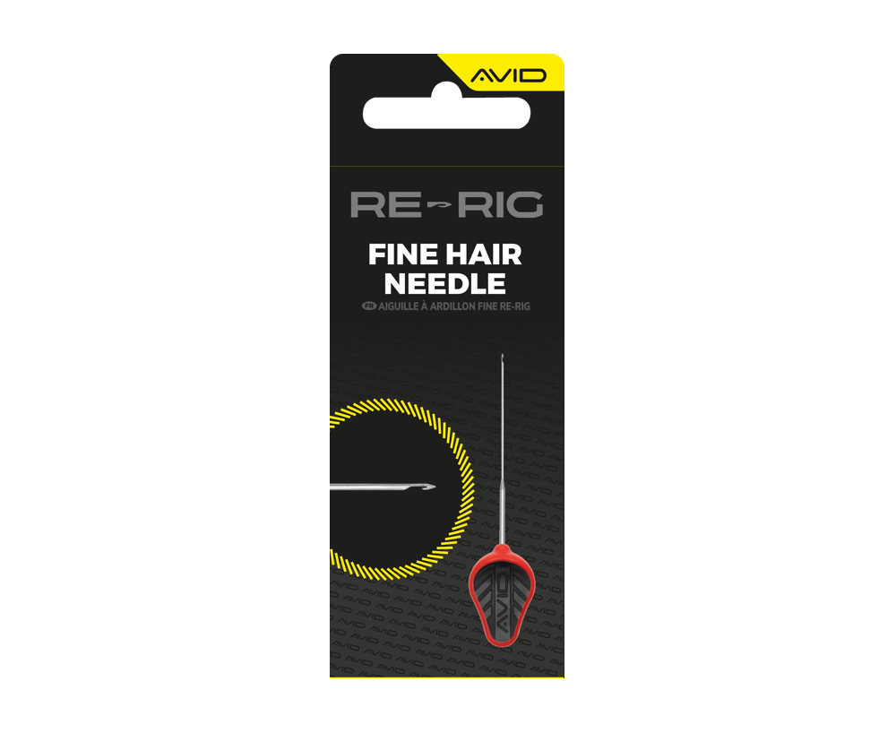 Naald Avid Carp Fijn haar Re-Rig Rood