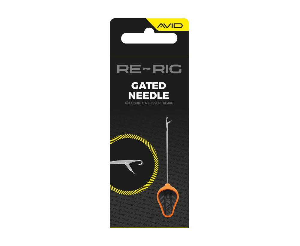 Naald Avid Carp Gated Re-Rig Oranje