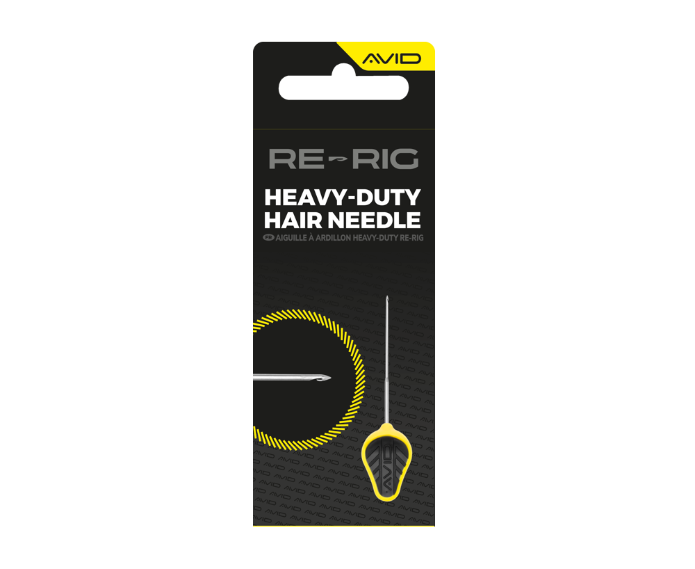 Naald Avid Carp Heavy-Duty Hair Re-Rig Geel