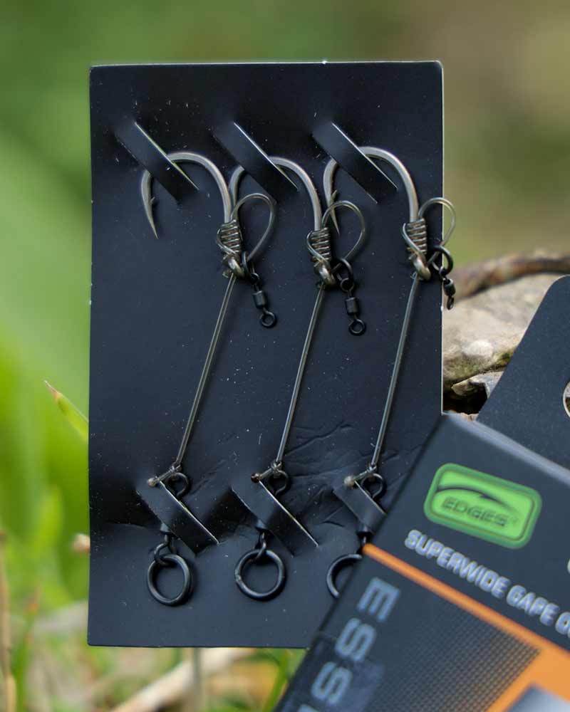 Hooks gemonteerd Fox Randen Chod Rig