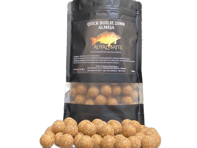 Boilies Royal Baits Mossel 20mm 800g