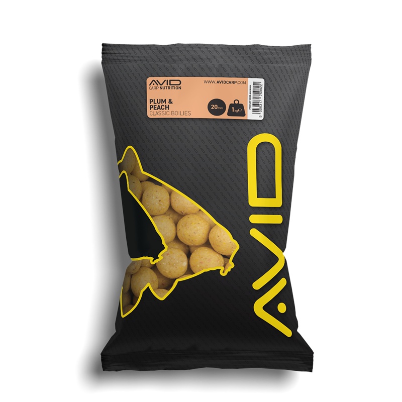 Boilies Avid Carp Classic Pruim & Peach 20 mm