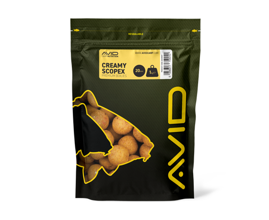 Boilies Avid Carp Romig Scopex 20 mm