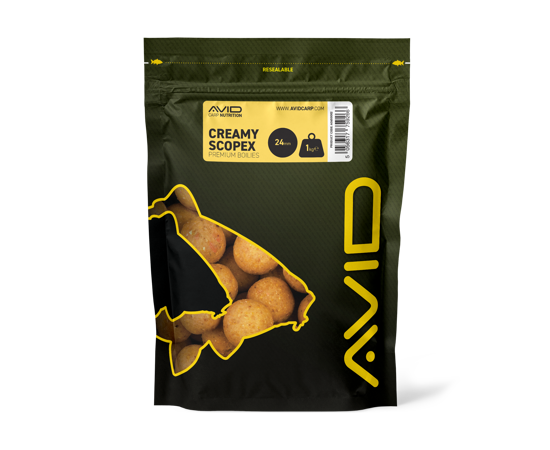 Boilies Avid Carp Romig Scopex 24 mm