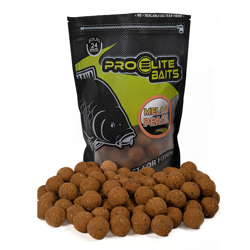 Boilies Pro Elite Baits Meloen & Peach 24 mm