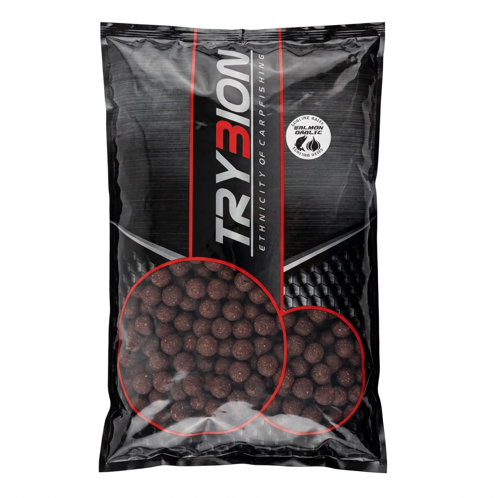 Zak Trybion Boilies Zalm Garlic 4 kg - 18 mm