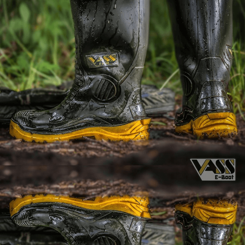 Gumboots Vass E gele chaki
