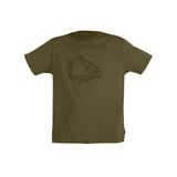 T-shirt Avid Carp Icoon Khaki