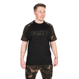 T-shirt Fox Outline T Zwart/Camo