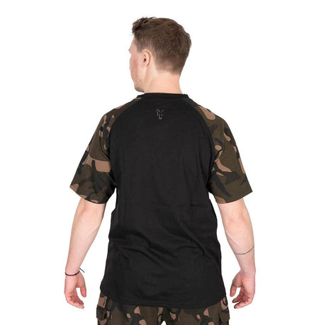 T-shirt Fox Outline T Zwart/Camo