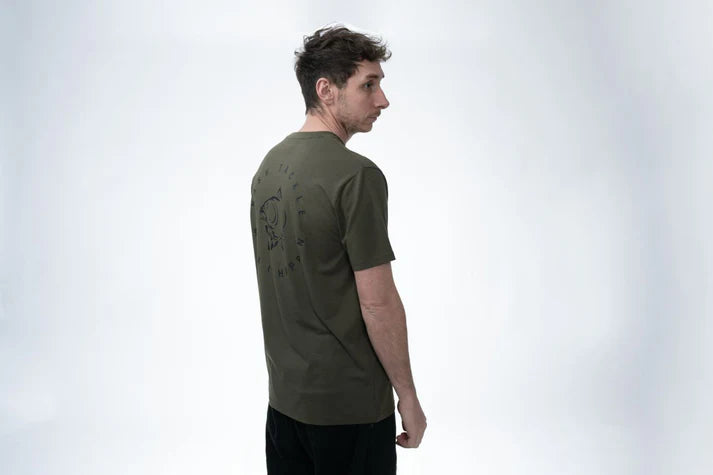 T-shirt Nash Make It Happen Carp Logo T Groen