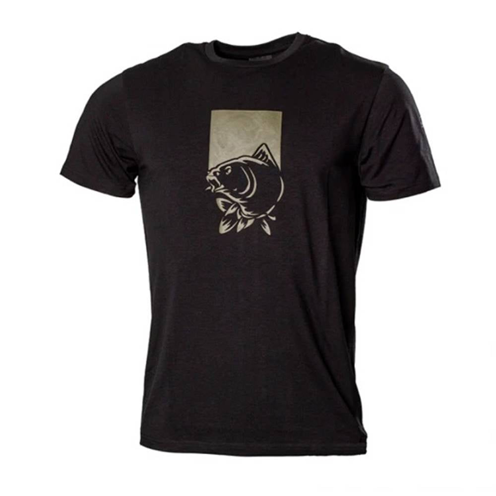 T-shirt Nash Make It Happen Vis Logo Zwart S