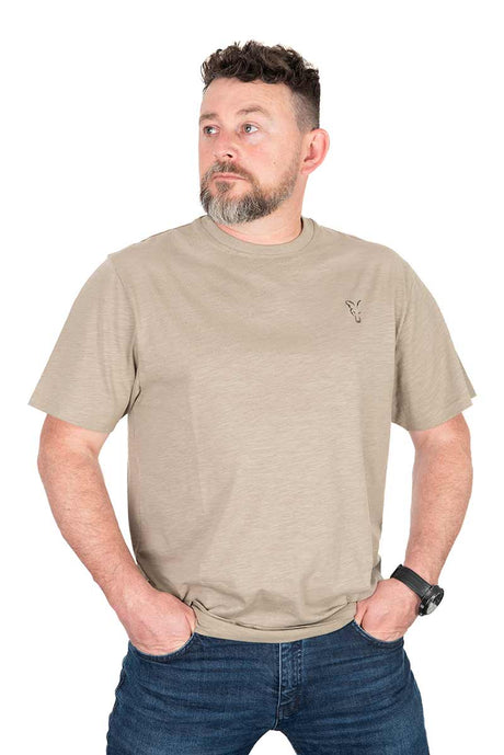 T-shirt Fox LW opdruk Khaki