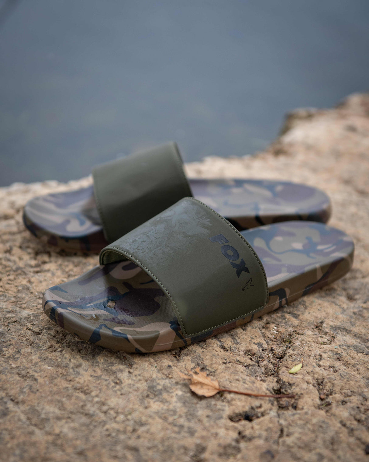 Teenslippers Fox Slippers Khaki/Camo
